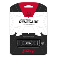 Kingston FURY Renegade 4TB M.2 NVMe Gen4 SSD 7300MB/s Phison E18 Kingston FURY Renegade 4TB M.2 NVMe Gen4 SSD 7300MB/s Phison E18